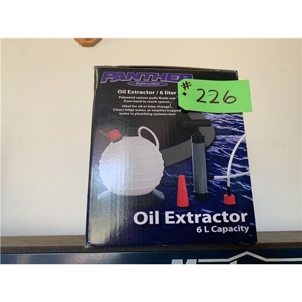 6L Oil Extractor as new