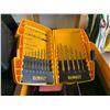 Image 2 : 2- Plastic Covers, New Drill Bits & 2 Yellow Tool Boxes