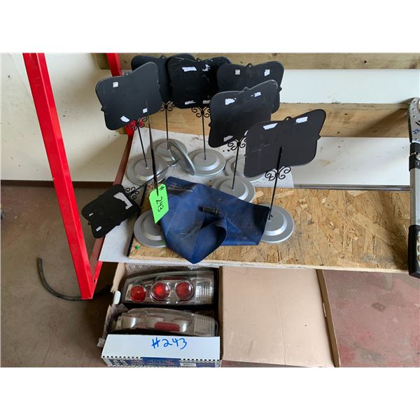 Approx. 9 Small Display Stands & Tail Lights for 1988-1998 GM Truck