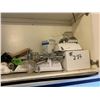 Image 10 : Misc. Items up in Top Shelf Unit - Helmuts, Lights, Cords etc.