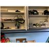Image 13 : Misc. Items up in Top Shelf Unit - Helmuts, Lights, Cords etc.
