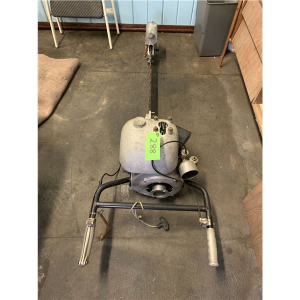Very Old International Engineering Ltd. Gas Chain Saw, 5 Hp, SN. 7169, it will run