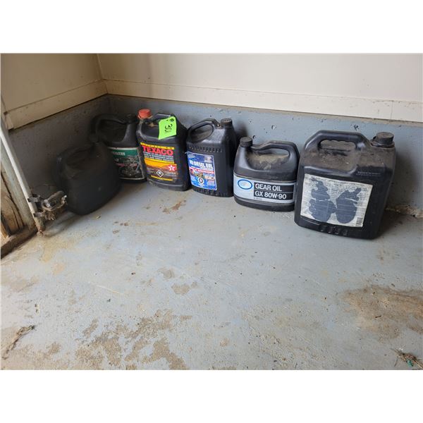 Gear Oil, Texaco Coolant, HD Diesel Antifreeze, 2 Cycle Engine Oil