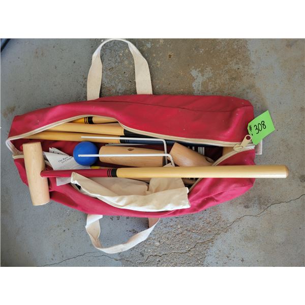 Crocket Set in Red Bag