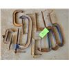 Image 1 : Assortment of C-Clamps (6)