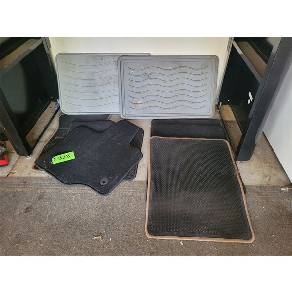 Assortment of Car Mats & 2 Boot Trays