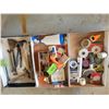 Image 1 : 3 Boxes of Misc Spray Jug, Hammer, File, Glue, Tapes, Sealing Tape, Silicone