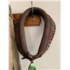 Image 2 : Small Horse Collars, Old Western Leather Jacket (approx. Size 42)