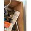 Image 14 : Contents on Cabinet - Flashlight, Boxes, Rear Clearance Lamp, Thermostat & misc. in Drawers etc. (Ca