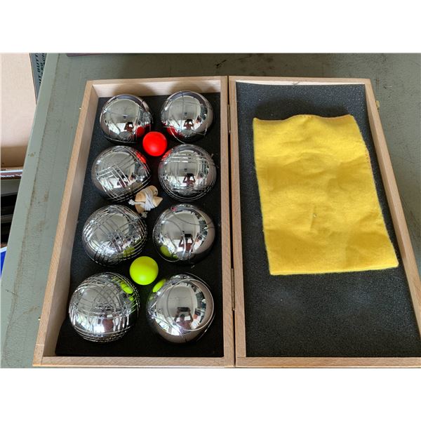 Chrome Bocce Set