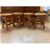 Image 2 : (Selling all together) 4- Small stools, 17 inches High
