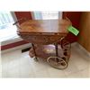 Image 1 : Italian bar & tea cart c/w drop leaf's, nice condition