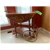 Image 2 : Italian bar & tea cart c/w drop leaf's, nice condition