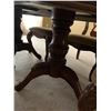 Image 12 : Dining room table, double pedestal, 4- chairs, 2- captains chairs & 2- leafs, Purchaser to bring too