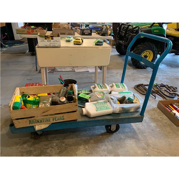 Blue Cart, 24"x48" (contents not included)