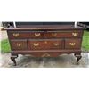 Image 1 : LANE CEDAR CHEST - ELEGANT, CHERRY FINISH WITH QUEEN ANN STYLE LEGS.