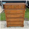Image 1 : SOLID WOOD FIVE-DRAWER DRESSER