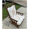 Image 3 : VINTAGE TELL CITY CHAIR COMPANY SPINDLE GLIDER ROCKER