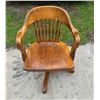Image 2 : VINTAGE WOODEN OFFICE CHAIR – STURDY!