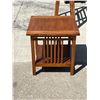Image 1 : CONTEMPORARY MISSION STYLE END TABLE