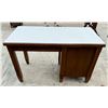 Image 3 : WOODEN DESK WITH FORMICA TOP