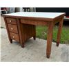 Image 5 : WOODEN DESK WITH FORMICA TOP