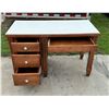 Image 7 : WOODEN DESK WITH FORMICA TOP