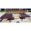 Image 17 : SOLID CHERRY DINING TABLE, 8 CHAIRS, 2 LEAVES, & PADDED COVERS - ELEGANT! PRISTINE!