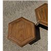 Image 3 : THREE-LEGGED END TABLES, MATCHING PAIR