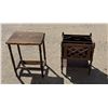 Image 2 : END TABLE AND MAGAZINE RACK