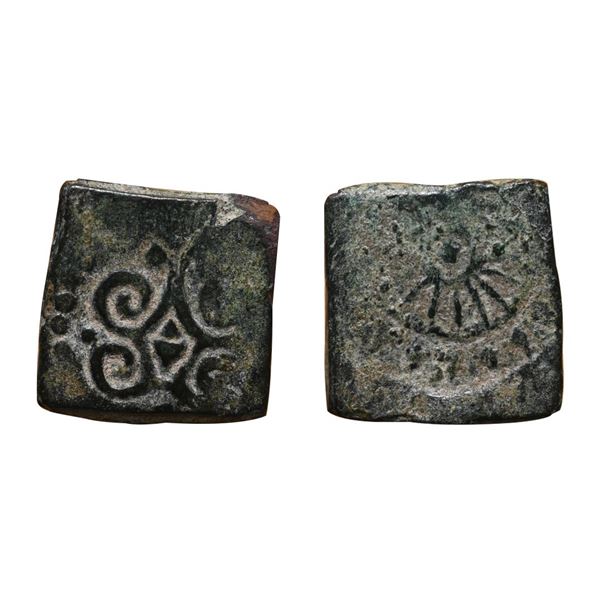 Ancient Saurashtra (100 BC), Copper, 2.61g,