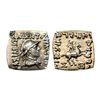 Image 1 : Indo-Greek, Philoxenos Aniketos (125-110 BC), Silver Square Drachm, 2.44 gms