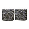 Image 1 : Indo-Greek, Apollodotus II (80-65 BC), Bronze ½ Obol, 8.17 gms.