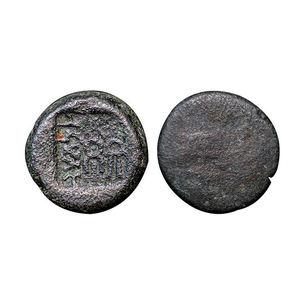 Panchala Dynasty, Bhanumitra (1-20 CE), Copper Double Karshapana, 9.66 gms.