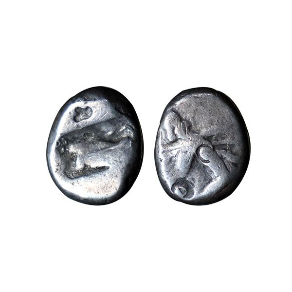 Achaemind Empire, Darios I to Xerxes II (485-420 BC), Silver Siglos, 5.46 gms,