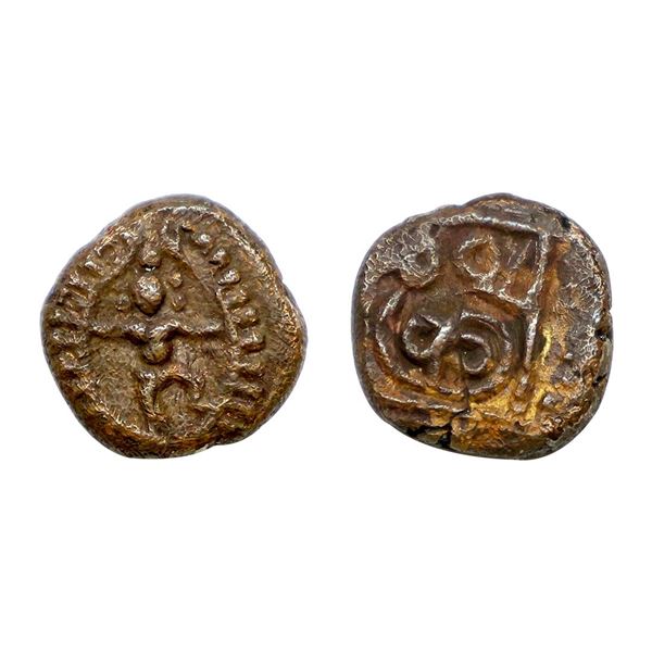 Madurai Nayaks, Mangamma (1690-1731AD), Copper Kasu, 2.37 gms,