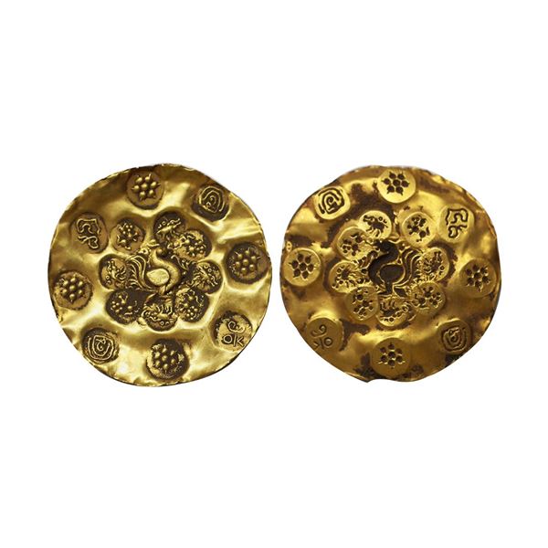Kakatiyas of Warrangal, Prola-I (1052-1076 CE), Gold PMC