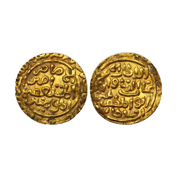 Delhi Sultanate, Ghiyath ud-din Balban (AH 664-686 /1266-1287 AD), Gold Tanka, 11.02gms,