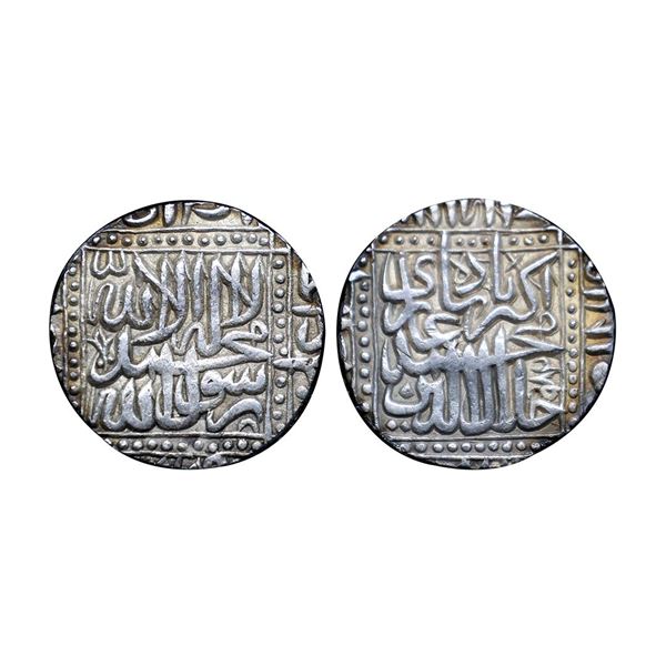 Akbar (AH 963-1014, 1556-1605 AD), Silver Rupee, 11.29 gms
