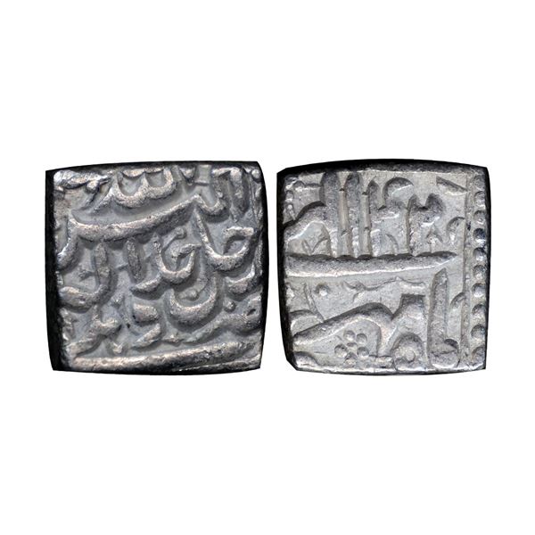 Akbar (AH 963-1014/1556-1605 AD), Delhi Mint, Silver Rupee, 11.40 gms.