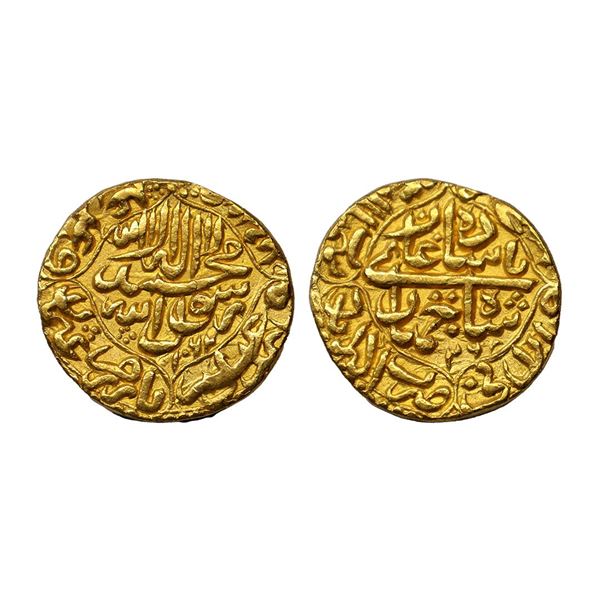 Shah Jahan (AH 1037-1068, 1628-1658 AD), Gold Mohur, 10.66 gms