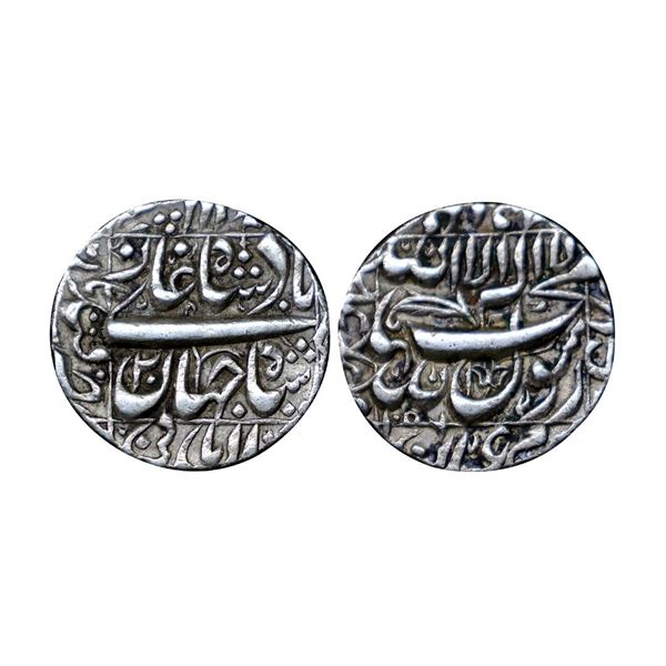 Shah Jahan, Silver Rupee, 11.44g, Qandhar Mint, AH 1056/20 (KM 235.22).