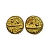 Alamgir II (AH 1167-1173; 1754-1759 AD), Gold Pagoda, 3.36grms,