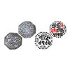 Image 1 : Assam, Bharatha Simha, Silver 1/4 Rupee, SE 1715, Moamaria Rebel Issue, Obv: sake 1715 Rev: assamese