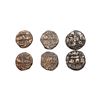 Gond Kingdom of Devgarh, Kok Shah, Son of Jataba I (1620-1640 AD), Set of 3 Copper Coins, 12.51 gms.