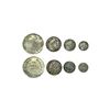 Baroda State, Sayaji Rao III (AH 1292-1357, VS 1932-1995, 1875-1938 AD), Set of 4 coins, Rupee, 11.3