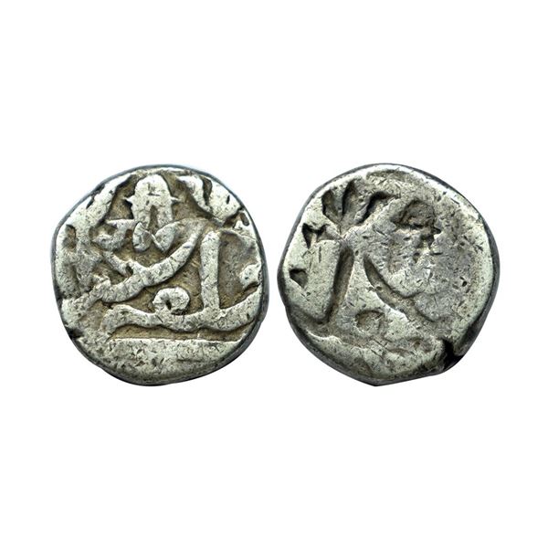 Gwalior State, Jayaji Rao (AH 1259-1304, 1843-1886 AD), Brokage Error, Silver Rupee, 10.63 gms