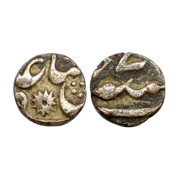 Bengal Presidency - Murshidabad mint, silver 1/16 rupee in the name of Shah Alam II, RY 7 Stevens EI