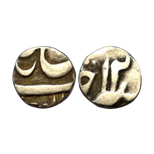 Bengal Presidency - Murshidabad mint, silver 1/16 rupee (1 anna) in the name of Shah Alam II, RY 12,