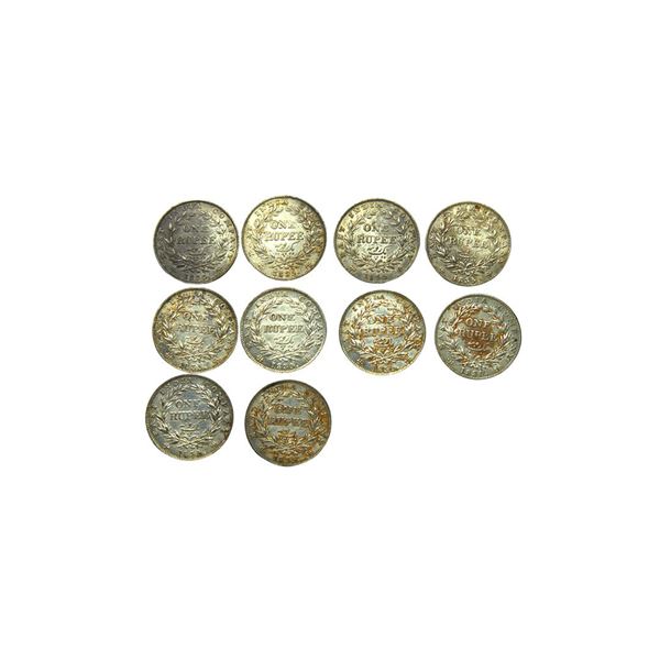 William IIII, Silver Rupee 10 pcs.